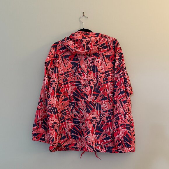 Columbia Geometric Camouflage Windbreaker Hooded Jacket XXL - Picture 2 of 10